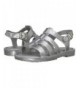 Flats Kids' Mini Flox Shine Ballet Flat - Silver Metal - CS188G3WX9W $86.90