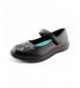 Flats Girls Mary Jane Dress Shoes Strap School Uniform Flats - Black - C318LXYGGLA $33.99