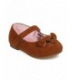 Flats Faux Suede Mouse Face Ballerina Flat (Toddler Girl) FA02 - Tan - CS12IQD5QRB $36.41